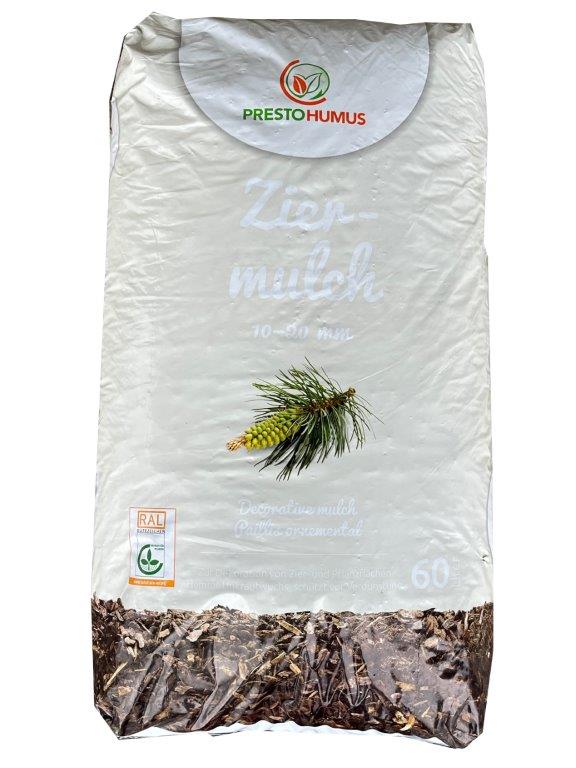 Kiefern-Ziermulch 10-20 mm, 60 L Sack Kiefern-Ziermulch 10-20 mm, 60 L Sack