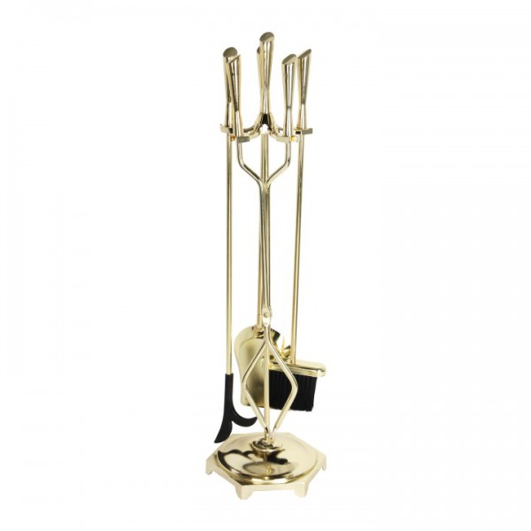Kaminbesteck 4 tlg. Eisen Aluminium 69,5 cm